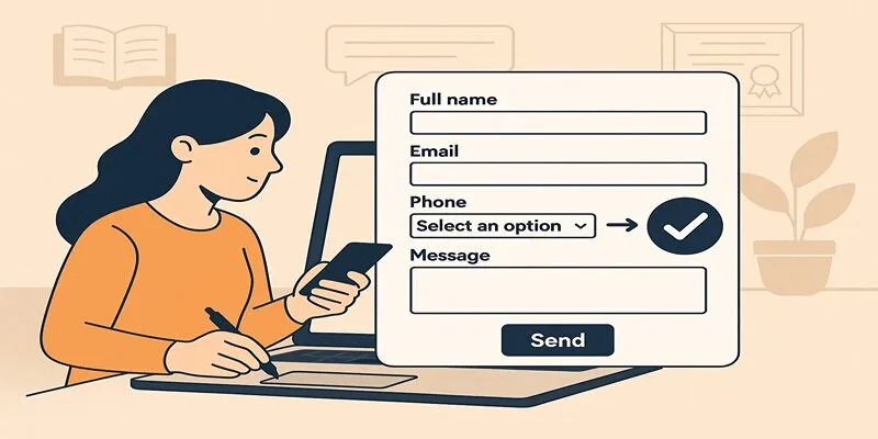 Điền đủ thông tin và chọn mục đích liên hệ để nhận hỗ trợ nhanh chóng
